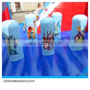 5 in 1 Inflatable Combo Castle/inflatable Bouncy Castle/inflatable Bouncers Combo With Art Panel thumbnail-3