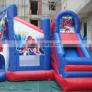 Inflatable Spiderman Slide Combo thumbnail-1