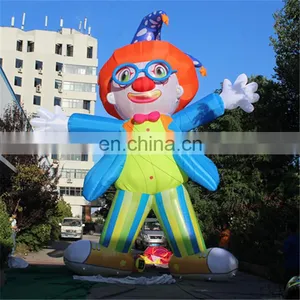 Customized Giant Funny Looking Cartoon Clown Inflatable Character for Event&advertising thumbnail-1