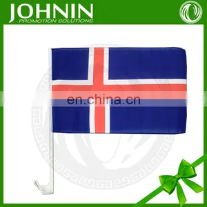 Wholesale Custom Screen Printing All Country Car Mirror Plastic Flag thumbnail-2