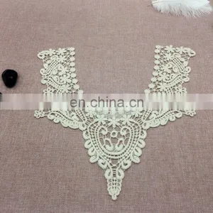 OLN15158 2017 New Arrival Royal Style Handmade Crochrt Neck Embroidery Neckline Design thumbnail-1