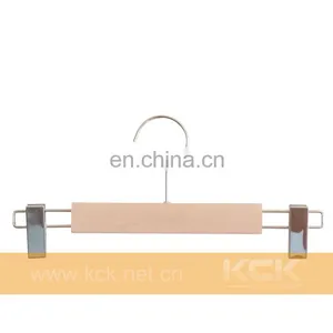 KCK 7601 Wooden Pants Hanger With Clips thumbnail-1