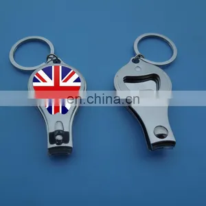 the Union Jack Design Metal Nail Clipper Bottle Opener thumbnail-1