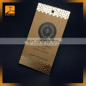 Brown Kraft Paper Clothing Hang Tags thumbnail-1
