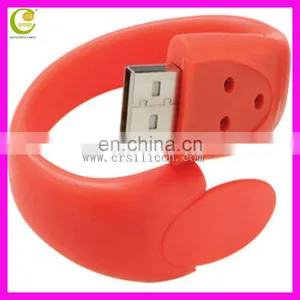 Promotion Gift Silicon Snap Band Wristband Pen Drive Usb Flash Drive With Custom Logo thumbnail-4