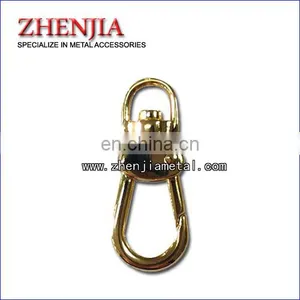 High Quality Silver Gold Swivel Key Chain Snap Hook thumbnail-1