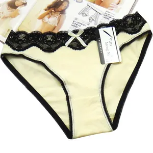 Yun Meng Ni Sexy Underwear Waist Lace Girls Briefs Breathable Cotton Panties For Women thumbnail-3