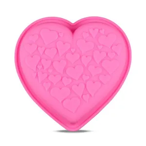 Sample Free Food Grade Silicone Cake Mould Baking Mould Tool Love Shape thumbnail-1