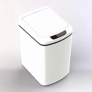 9L 12 L Factory Direct Eco-friendly Touchless Automatic Sensor 9L Garbage Bins Stainless Steel Trash Can Color Silver Sensor Was thumbnail-2