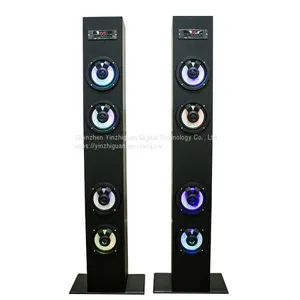 Bluetooth Wireless Tower Speaker Outdoors Home Style Powered Speaker With Color Lights thumbnail-1