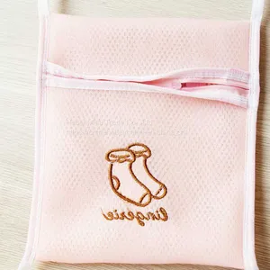 Laundry Mesh Bag Foldable Lingerie Bra Socks Underwear Washing Bag thumbnail-1