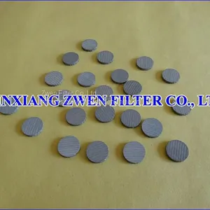 Sintered Wire Mesh Filter Disc thumbnail-1