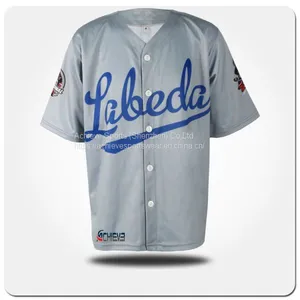 Wholesale Custom Sublimated Baseball Jerseys With Your Design thumbnail-3