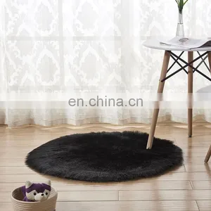 Round Artificial Fur Carpet for Household thumbnail-6