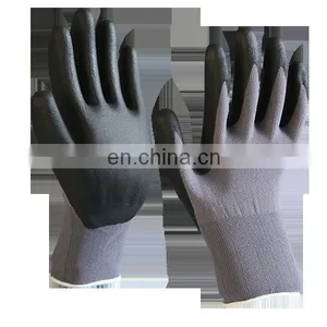 Polyester Nylon Industrial Work Skid Proof Coated Nitrile Foam Gloves Duantes De Nitrilo thumbnail-1