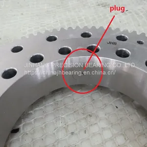 Offer 013.32.1405 Four Point Contact Ball Slewing Bearing With Internal Gear 1525X1235X119mm thumbnail-5