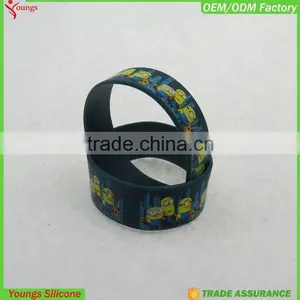 2016 BPA Free Silicone Bracelet, Cheap Silicone Wristband thumbnail-1