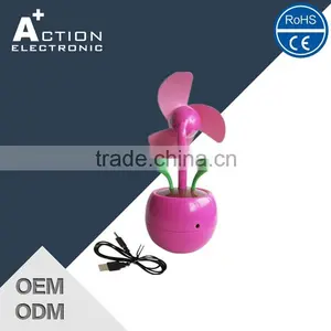 Flower Mini Usb Fan for Home Decoration thumbnail-2