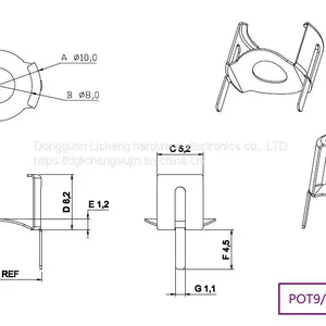 Spot Sale High Accuracy Cylindrical Magnetic Core Clamp. thumbnail-3