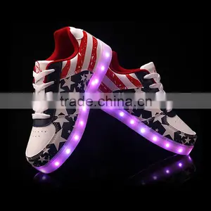 Hot Sale Gold Led Shoes Silver Led Shoes Fashion Adults Light Up Shoes Wholesale For Retails thumbnail-6