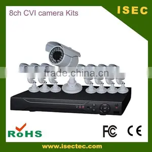 HD H.264 720P 8ch CVI Camera Kits With Bullet Cameras and 4channel P2P Camera Cctv Kit thumbnail-4