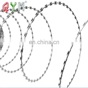 Stainless Steel Concertina Razor Barbed Wire Military Razor Wire Roll thumbnail-1