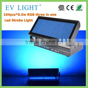 Disco Lighting 104pcs*0.5w RGB Three in One Led Strobe Light thumbnail-1