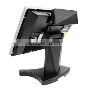 Touch Screen Pos System Cash Register Terminal Machine Dual Screen All In One i5 VFD Customer Display thumbnail-2