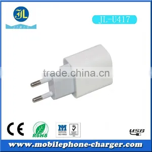 High Power 2 Port Usb Travel Charger 5V 1A EU/US Plug USB Wall AC Power Adapter thumbnail-4