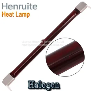 220v 1000w Ruby Reflector Infrared Lamp ir Heater Halogen Emitter thumbnail-1