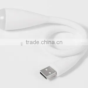White Color pc USB Connect Light LED USB Light Muti-color 0.5w DC 3V Black Bendable Easy Carrying thumbnail-1