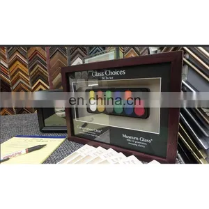 Museum Showcase AR Glass 1.5mm Transparent Clear Non Reflective Glass for LCD Display thumbnail-4