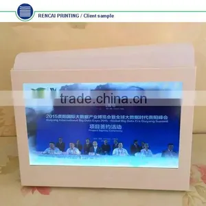 Output Interface Type DVI 2016 China Business Gift Paper Crafts Lcd Video Brochure Card thumbnail-4