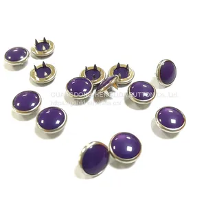 HLD Factory Wholesale Color BRASS&SS 16L 18L Pearl Prong Snap Button for Clothes thumbnail-1