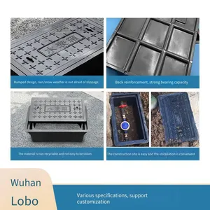Lubao Composite Resin Material Water Meter Box Manufacturer, Buried 300*450*350, for Indoor and Outdoor Water Supply in Rural Areas and Gardens thumbnail-3