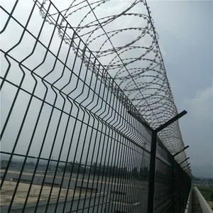 3D Welded Wire Mesh Panels, 3D Curved Fences, Arched Outdoor Garden Fences for Sale thumbnail-5
