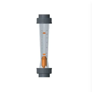 Variable Area Flow Meter Rotameter PVC PVDF Water Flow Meter for Water Treatment Pipeline Monitoring thumbnail-1