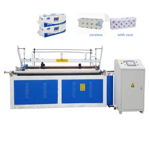 Low Cost Automatic Toilet Paper Roll Production Line Toilet Paper Rewinding Machine Tissue Manufacture thumbnail-1