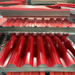 Weather Resistant PVDF/PE Coating Color Coated Corrugated Steel Sheet PPGI Roof Tile For Prefab House thumbnail-4