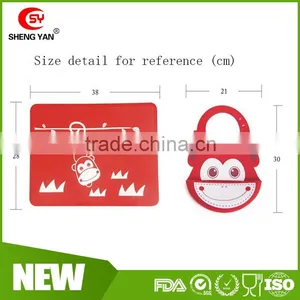 Customized Food Grade Silicone Baby Kids Placemat Bib/table Mat Quality Choice thumbnail-2