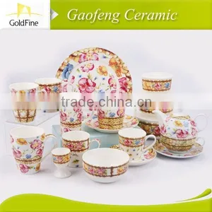 14PCS Hot Sale Poland Porcelain Dinnerware Set thumbnail-1