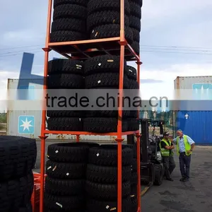 Powder Coating Stackable Portable BTR Tire Rack thumbnail-6