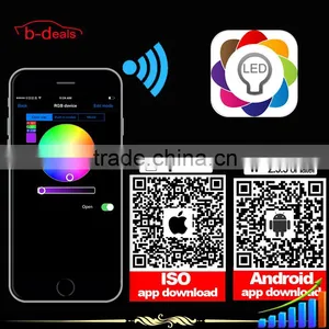 Headlight Retrofit LED Halo Rings RGB Color Changing Angel Eyes With Wifi Remote for Dodge Charger 2011-2014 thumbnail-4
