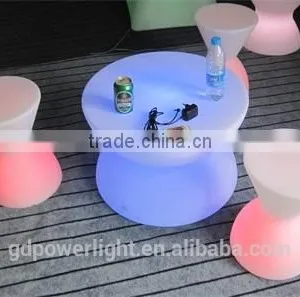 PE Plastic Bar Table With LED Lights and Remote 6040D thumbnail-5