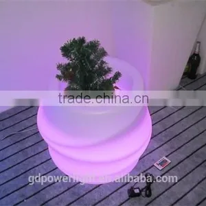 New PE Plastic Vases With Solar Led Light YXF-5248S1 thumbnail-2