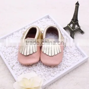 2015 New Style Wholesale Cheap Leather Moccasin Baby Shoes thumbnail-3