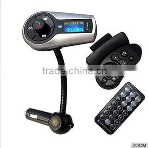 Shenzhen Popular Model M398 Steering Wheel Bluetooth fm Transmitter Car Kit thumbnail-1