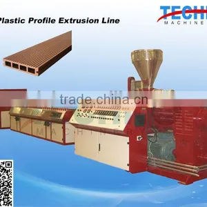 SJSZ-65/132 Wood Plastic Making Machine for WPC Profiles thumbnail-1