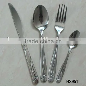 Mirror Polish ss Cutlery 4pcs Set thumbnail-1
