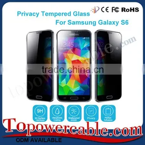 Privacy Anti-Spy Tempered Glass Screen Protector For Samsung Galaxy S6 thumbnail-1
